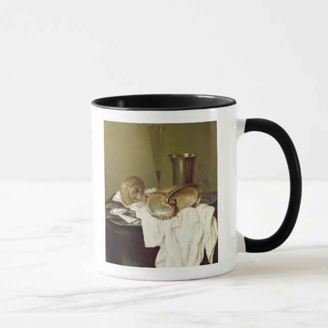 Stilleben med en Nautiluskopp Mugg (Höger)