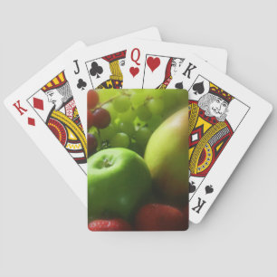 Stilleben med frukt casinokort