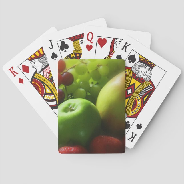 Stilleben med frukt casinokort (Baksidan)