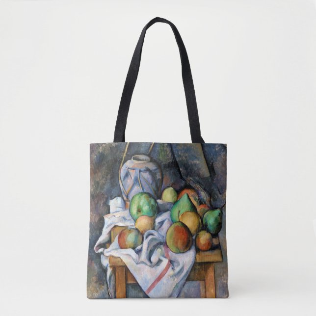 Stilleben med frukter, Paul Cezanne Tygkasse (Framsida)