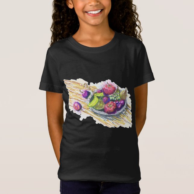 Stilleben med frukter t shirt (Framsida)