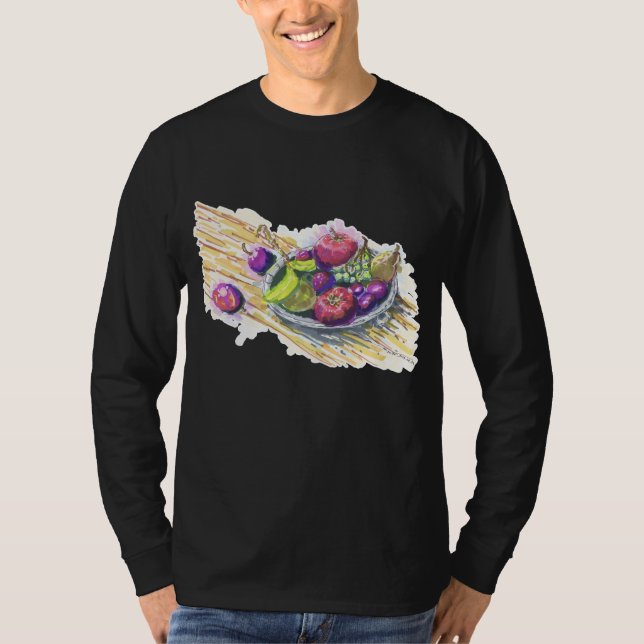 Stilleben med frukter t shirt (Framsida)
