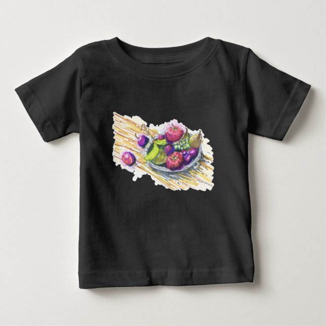 Stilleben med frukter t shirt (Framsida)