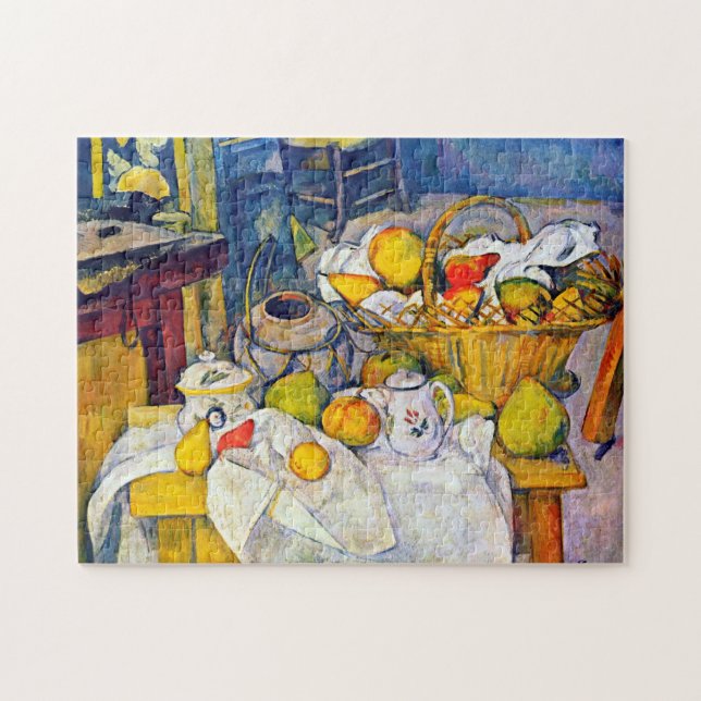 Stilleben med fruktkorg, Paul Cezanne Pussel (Horisontell)