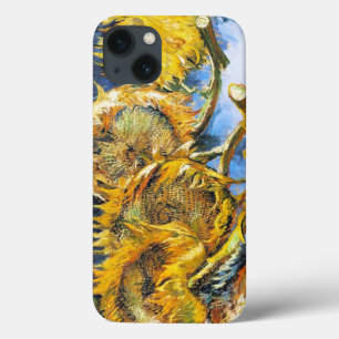 Stilleben med fyra solrosor Van Gogh Vincent