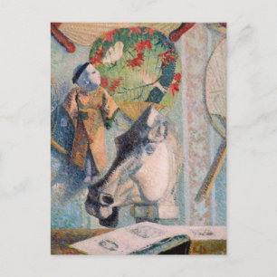 Stilleben med hästhuvud Paul Gauguin Vykort