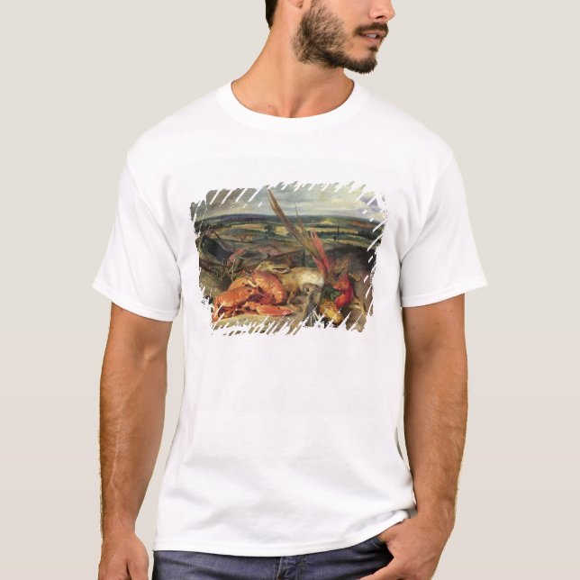Stilleben med hummer, 1826-27 tee (Framsida)