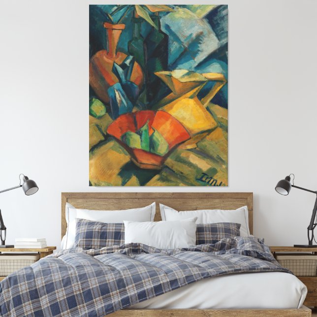 Stilleben med kanna canvastryck (Insitu (sovrum))