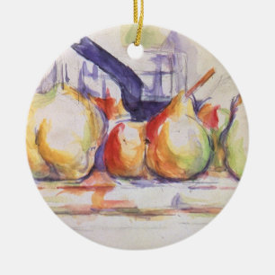 Stilleben med kastrull av Paul Cezanne Julgransprydnad Keramik