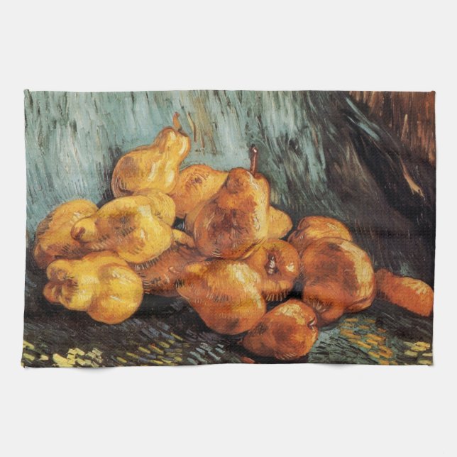 Stilleben med kvittenpäron av Vincent van Gogh Kökshandduk (Horisontell)
