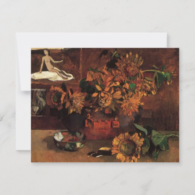 Stilleben med L'Esperance (Hopp) av Paul Gauguin (Framsida)