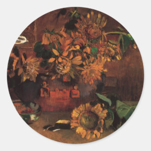 Stilleben med L'Esperance (Hopp) av Paul Gauguin Runt Klistermärke