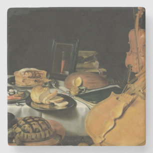 Stilleben med musikal instrumenterar, 1623 stenunderlägg