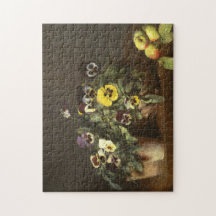 Stilleben med Pansies av Henri Fantin-Latour