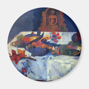 "Stilleben med papegojor - Paul Gauguin Magnet