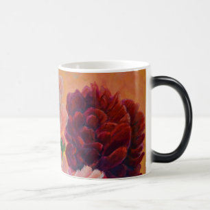 Stilleben med Peonies-målning  Magisk Mugg