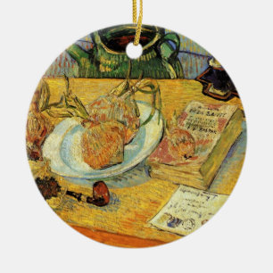 Stilleben med ritbräda av Vincent van Gogh Julgransprydnad Keramik