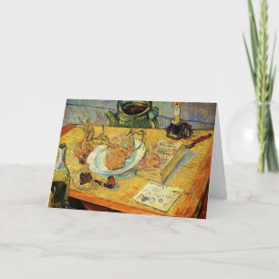 Stilleben med ritbräda av Vincent van Gogh Kort