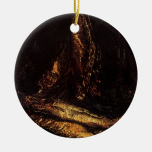 Stilleben med rödspätta av Vincent van Gogh Julgransprydnad Keramik