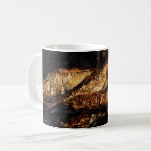 Stilleben med rökta sill av Vincent van Gogh Kaffemugg