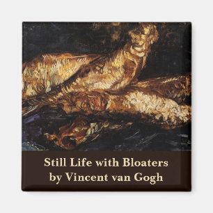 Stilleben med rökta sill av Vincent van Gogh Magnet
