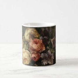 Stilleben med rosor och snärjmåra av Roosenboom Kaffemugg