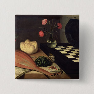 Stilleben med Schack-stiger ombord, 1630 Knapp