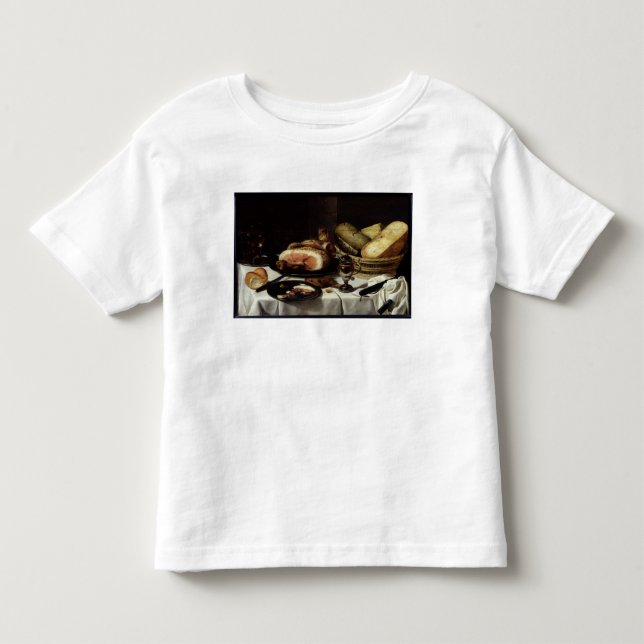 Stilleben med skinka tee shirt (Framsida)