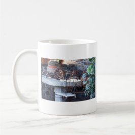 Stilleben med spansk kaktus kaffemugg