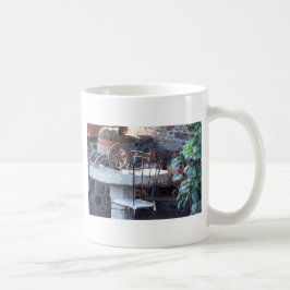 Stilleben med spansk kaktus kaffemugg