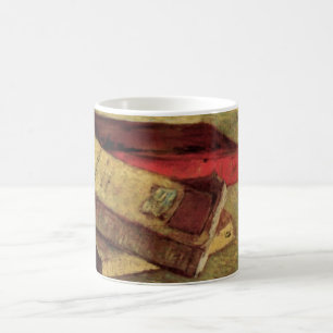 Stilleben med tre böcker av Vincent van Gogh Kaffemugg
