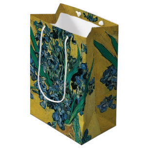 Stilleben med vas med irisar av Vincent van Gogh