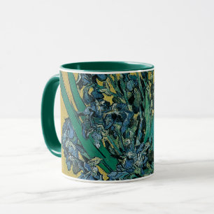 Stilleben med vas med irisar av Vincent van Gogh Mugg