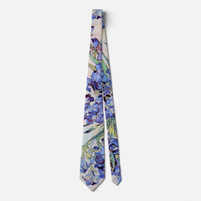 Stilleben med vas med irisar av Vincent van Gogh Slips (Framsida)