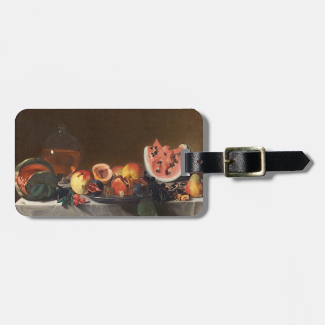 Stilleben med vattenmelnar och karaffen bagagebricka (Horisontell Framsida)