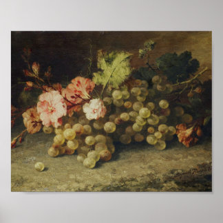 Stilleben med vindruvor av Margaretha Roosenboom Poster