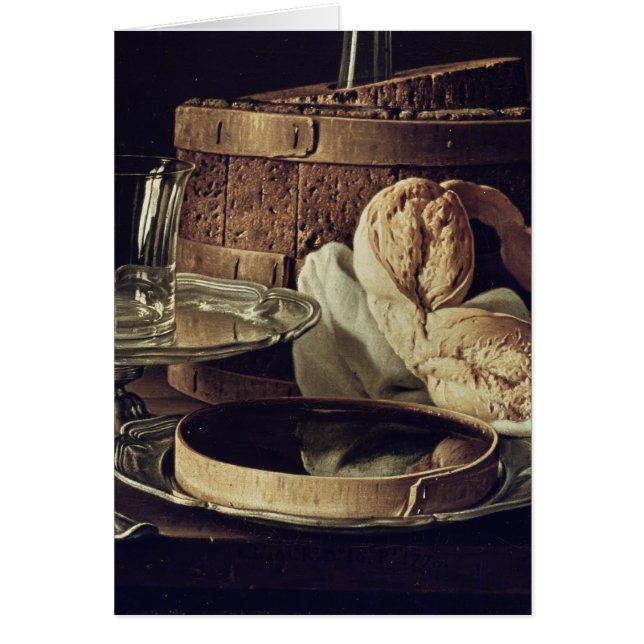 Stilleben. Mellanmål Hälsningskort (Framsidan)