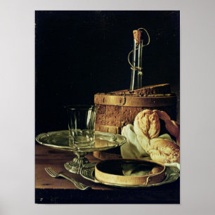 Stilleben. Mellanmål Poster