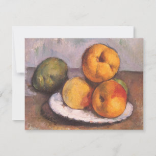 Stilleben Quince, äpplen, päron av Paul Cezanne