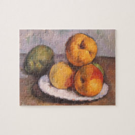 Stilleben Quince, äpplen, päron av Paul Cezanne Pussel