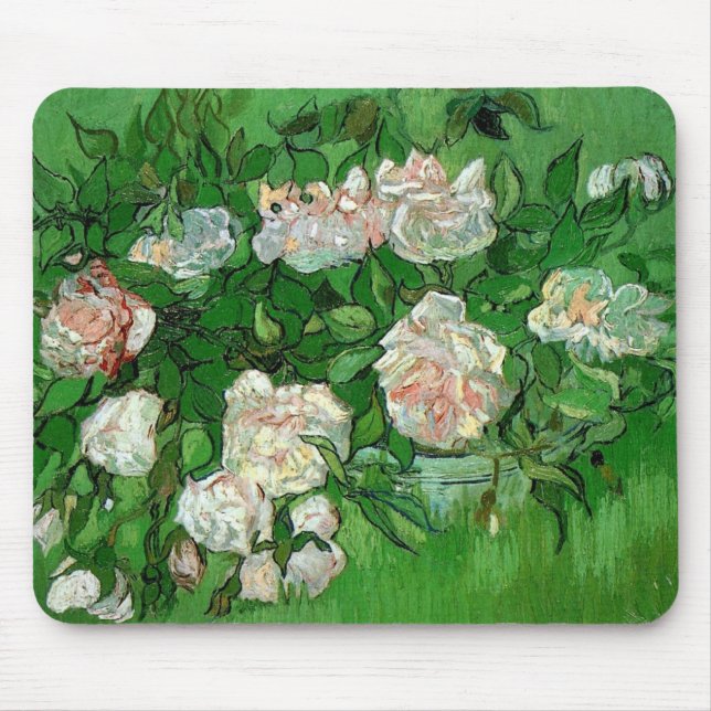 Stilleben: rosa rosor av Vincent van Gogh Musmatta (Framsidan)