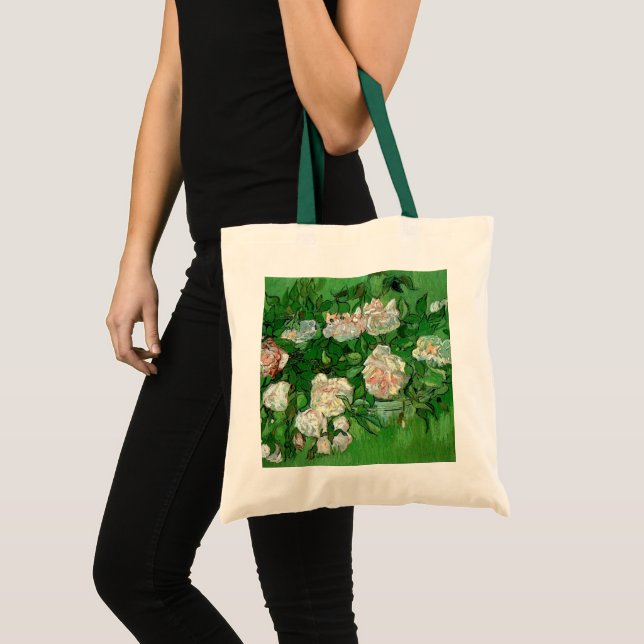 Stilleben: rosa rosor av Vincent van Gogh Tygkasse (Framsida (produkt))