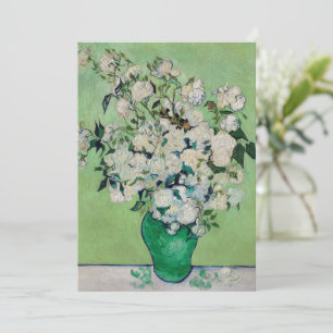 Stilleben Rosor i en vas av Vincent van Gogh Inbjudningar