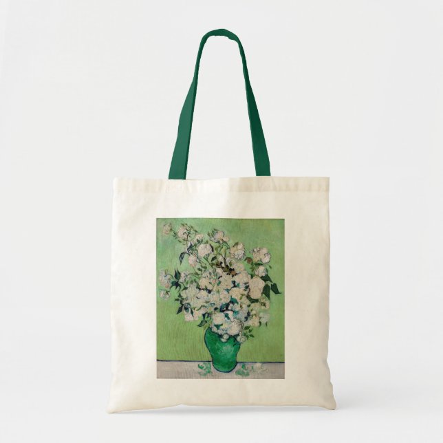 Stilleben Rosor i en vas av Vincent van Gogh Tygkasse (Framsidan)