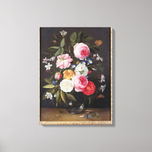 Stilleben T32512 av blommor i en vas, 1661 (se Canvastryck