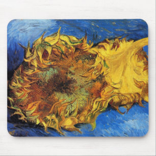 Stilleben Två skurna solrosor av Vincent van Gogh Musmatta