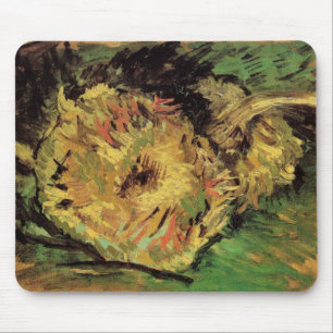 Stilleben Två skurna solrosor av Vincent van Gogh Musmatta