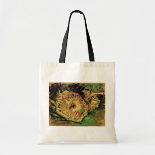 Stilleben Två skurna solrosor av Vincent van Gogh Tygkasse