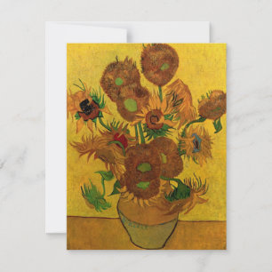 Stilleben Vas med 15 solrosor Vincent van Gogh