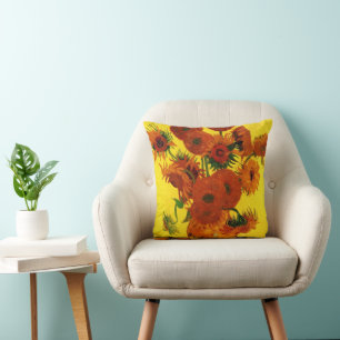 Stilleben Vas med 15 solrosor Vincent van Gogh Kudde